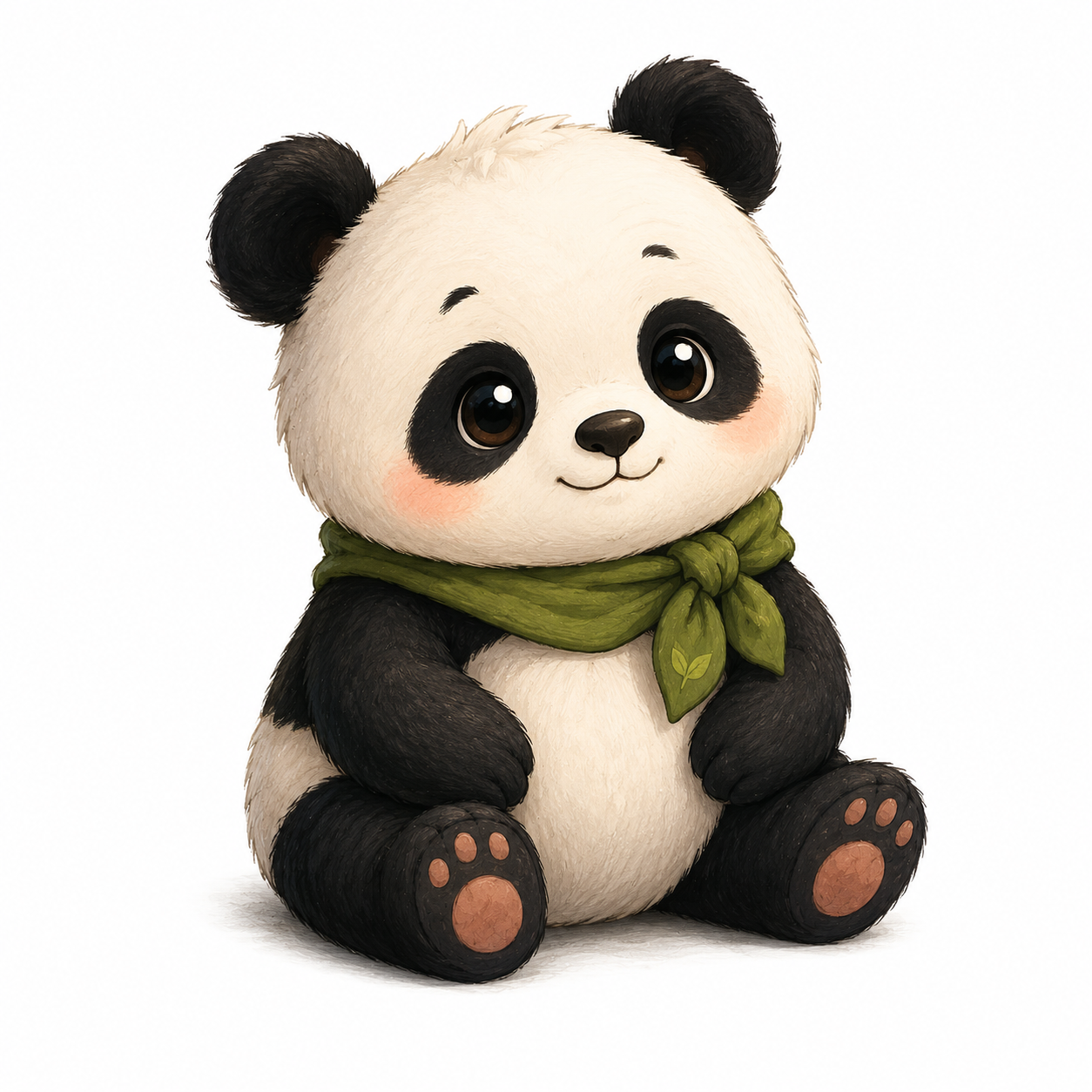 A friendly panda mascot