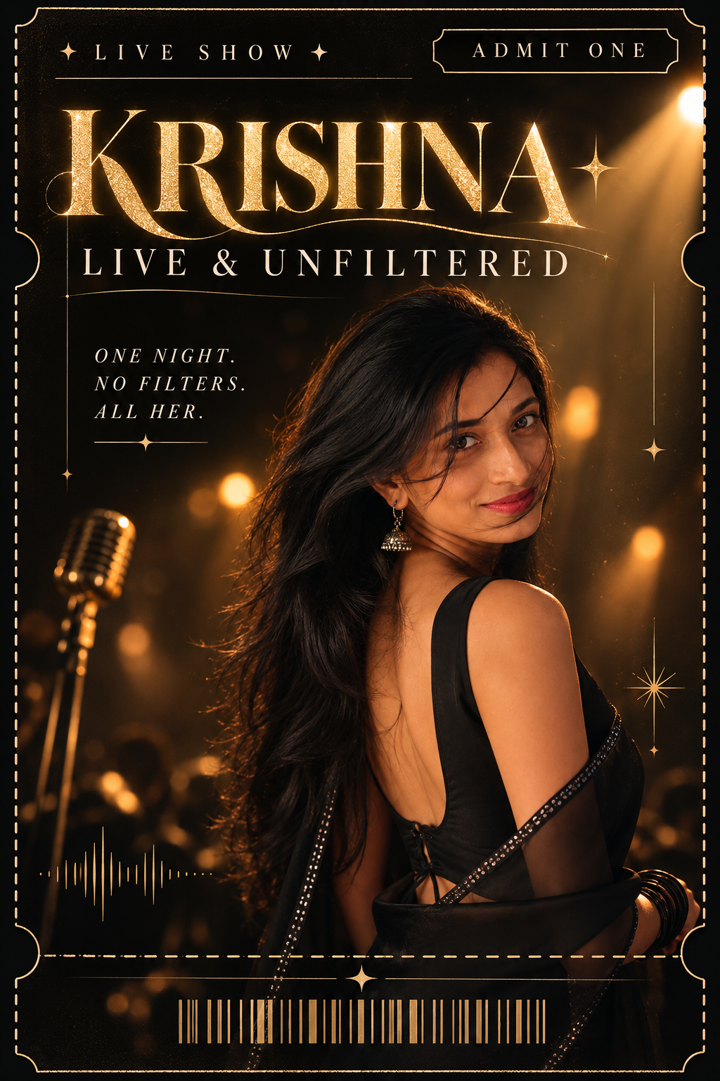 Krishna — Live & Unfiltered show ticket